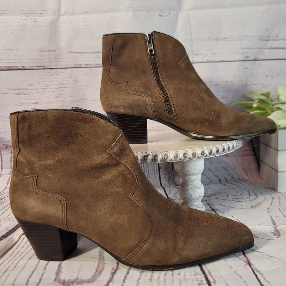 Ash Hurrican Brown Suede Ankle Boots Size 40 - Picture 3 of 9